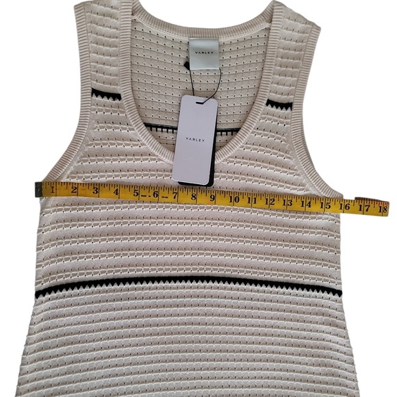 Varley Scott Scoop-Neck Sleeveless Midi Knit Dress Small - Picture 13 of 14